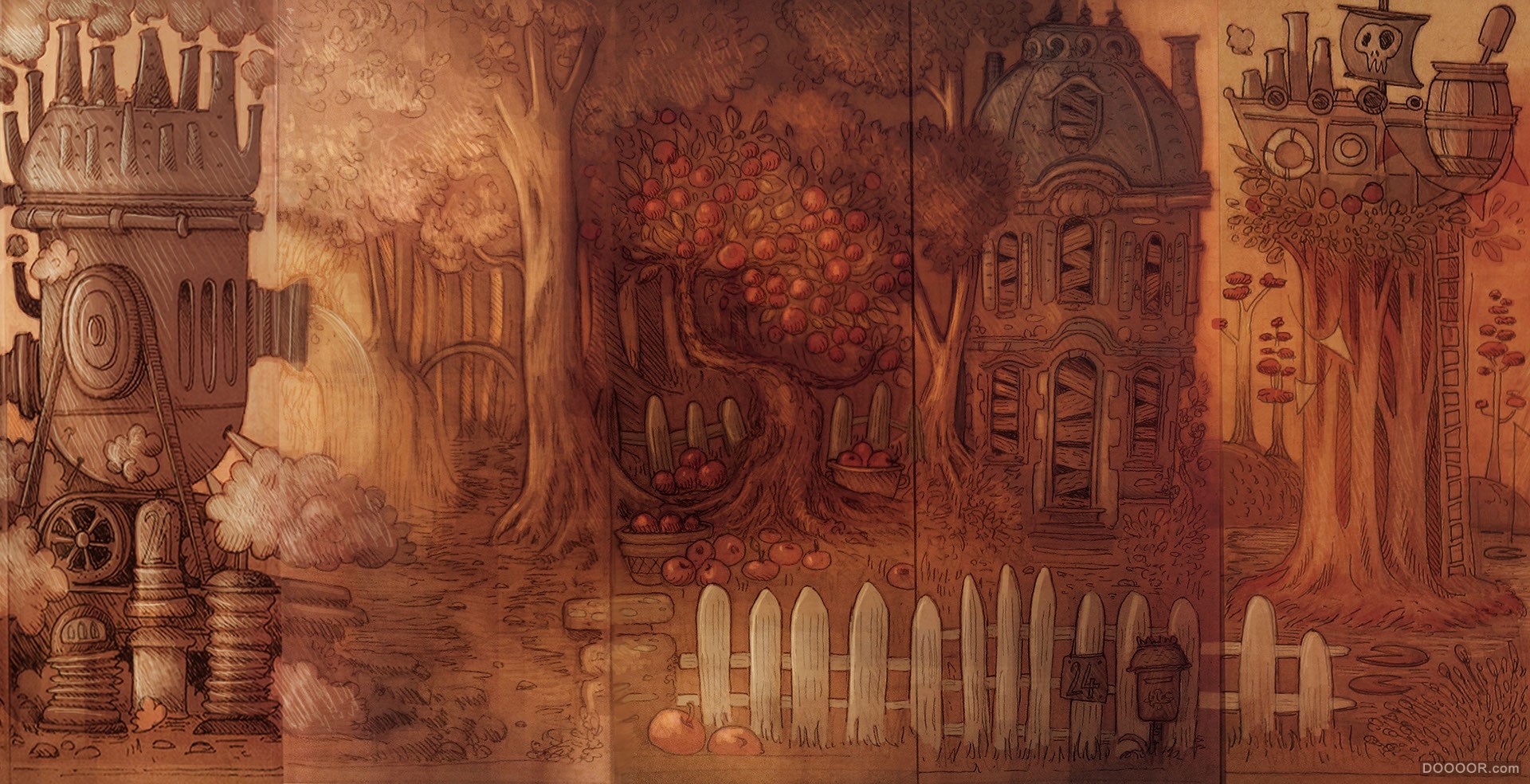 画的很随意，效果很不错-法国Stephanie LEON [22P] (13).jpg