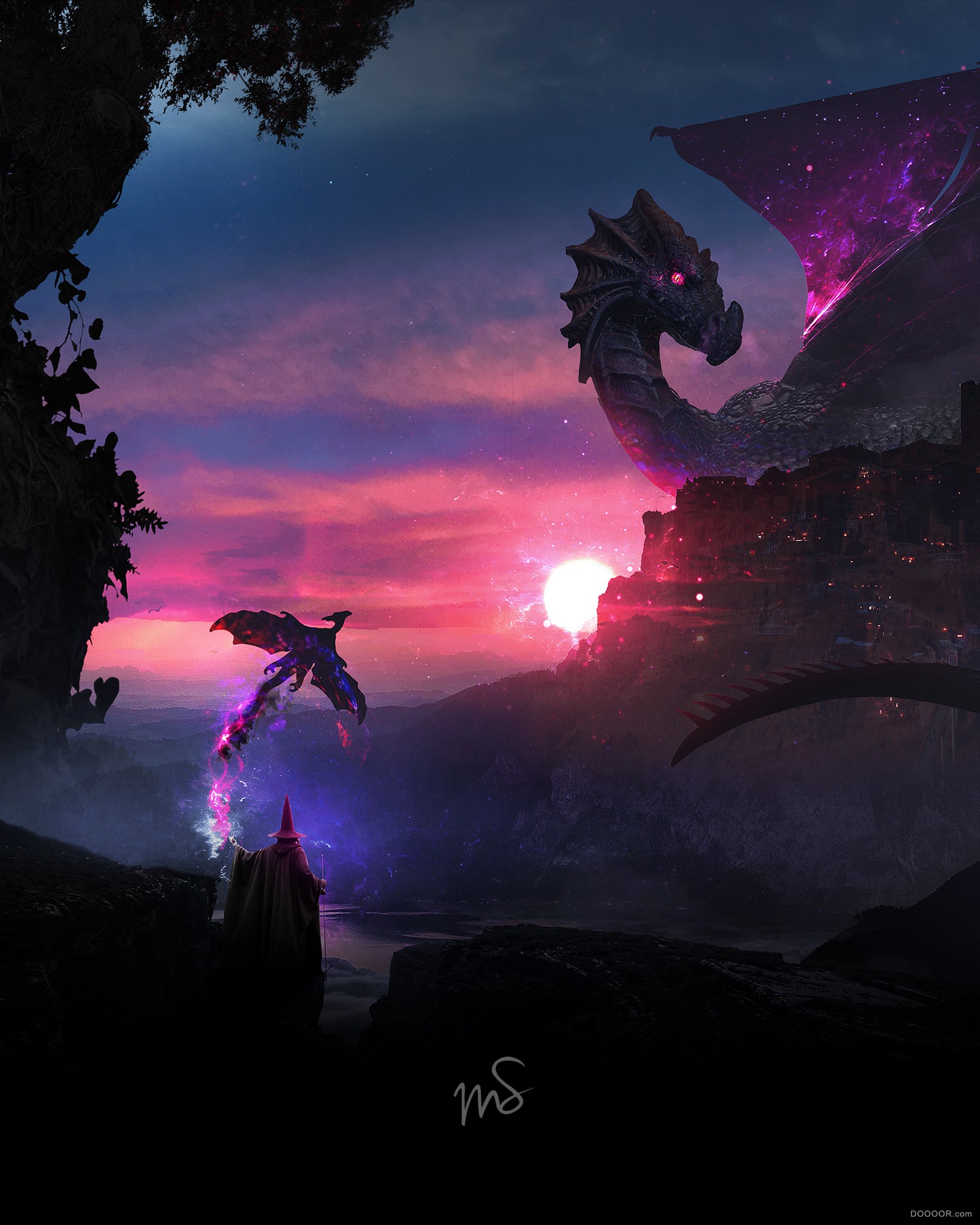 克罗地亚Martina Stipan梦幻插画风格风景合成作品 [39P] 28.jpg