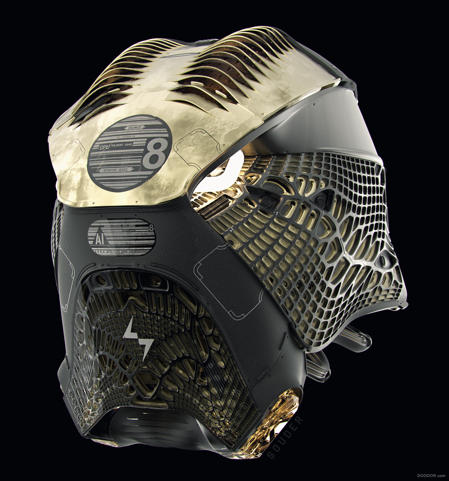 头盔&amp;战甲&amp;机器人设计-美国Lee Souder [36P] (15).jpg
