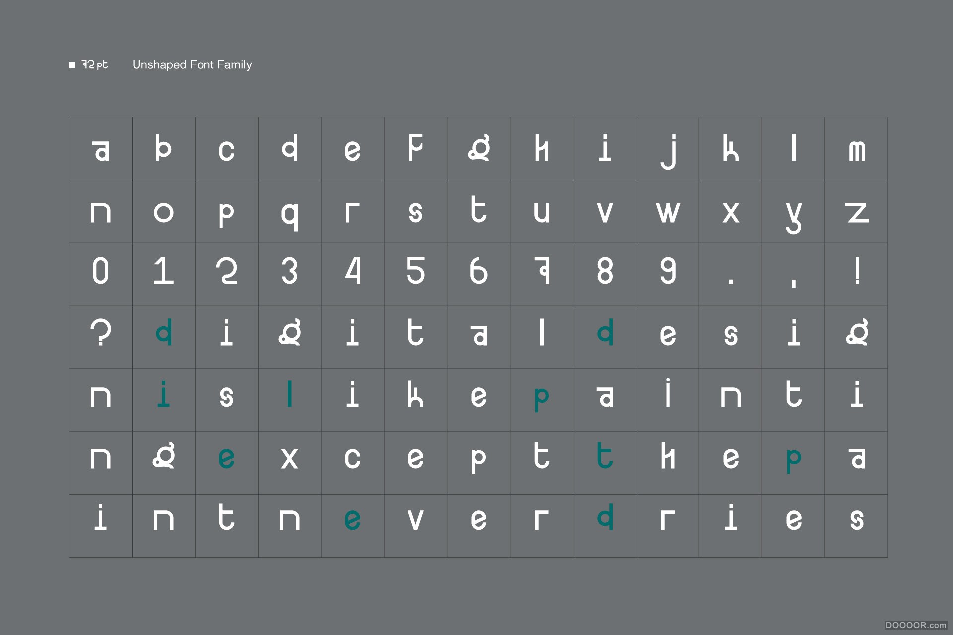 US Unshaped™ 字体设计-土耳其Mustafa Akülker [22P] (3).jpg