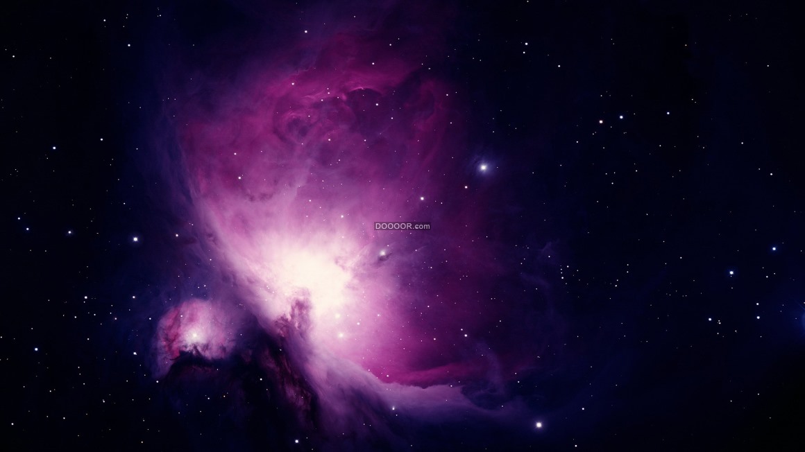 02184_自然风景素材设计奇妙的宇宙景观夜晚时分群星闪耀夜空散发着紫色光芒.jpg.jpg