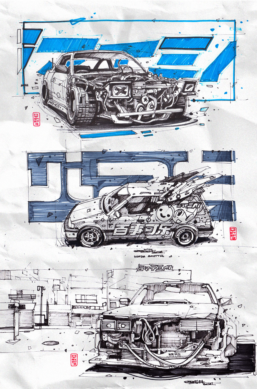 瑞典艺术家Artem Solop棱角线条插画&amp;概念草图 [102P] 65.jpg