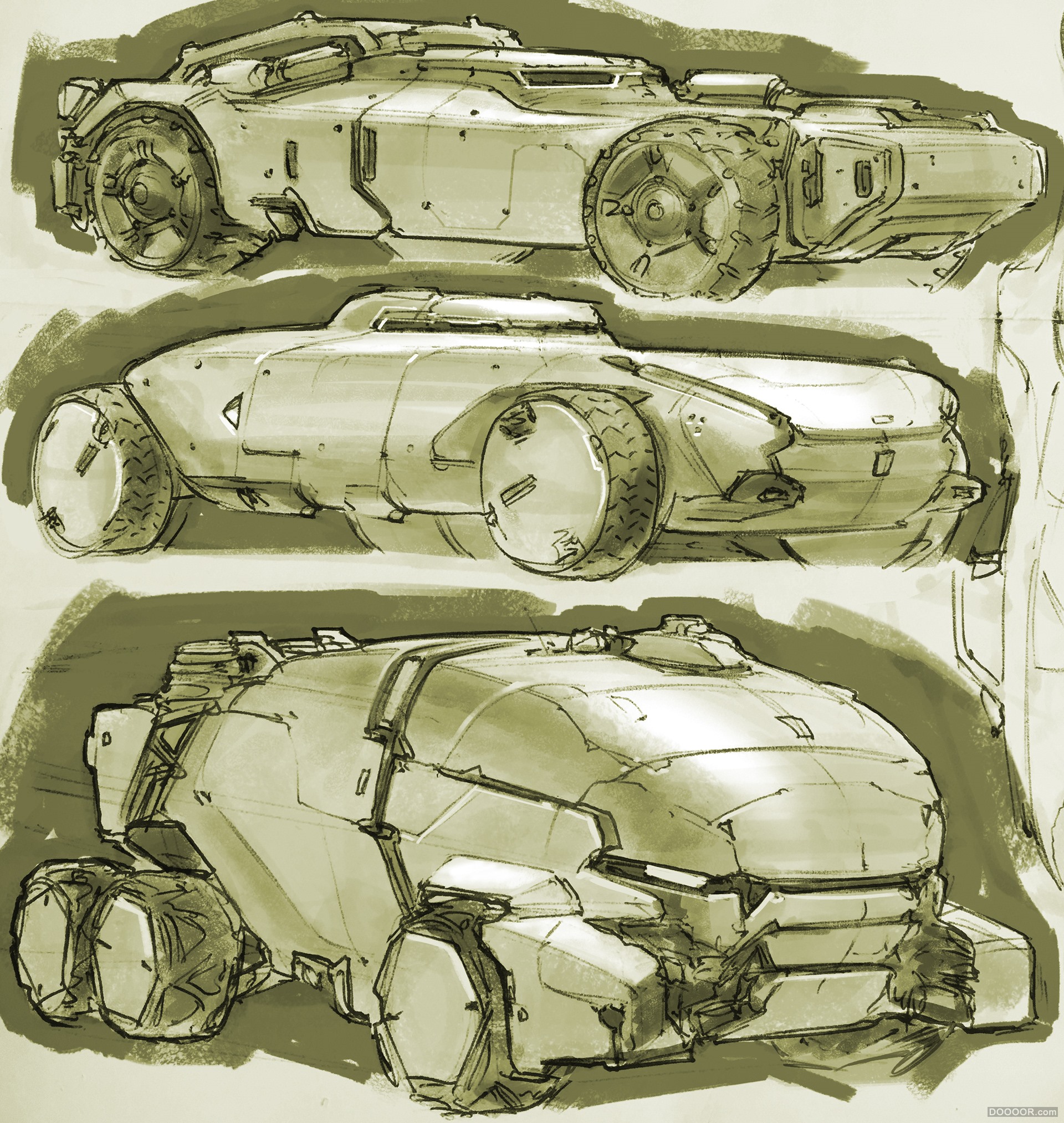美国John Frye汽车概念手绘设计 [153P] (117).jpg