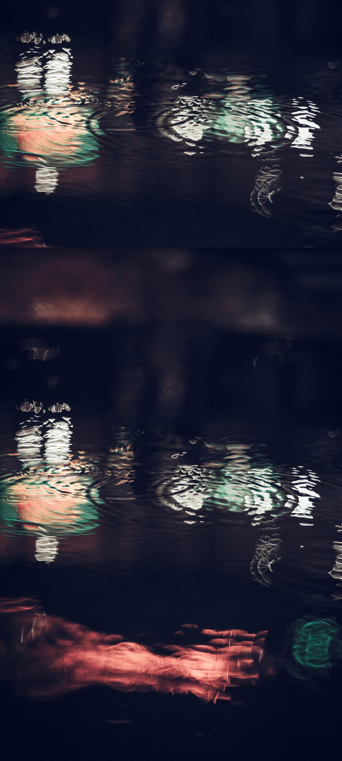 02971_城市夜晚的街道上雨水堆积灯光照射下形成一片片涟漪背景花纹素材设计.jpg.jpg