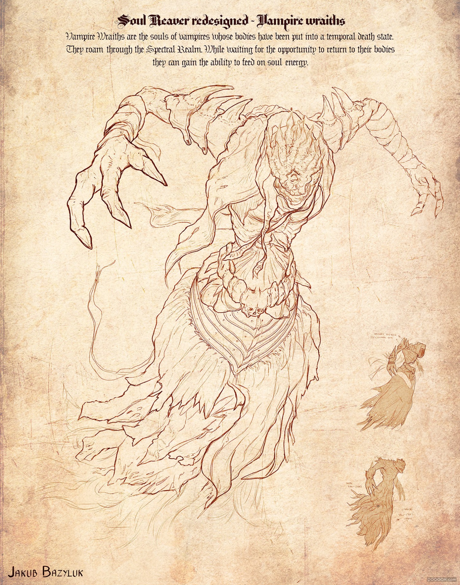 波兰Jakub Bazyluk异族怪物与战士角色设定手绘 [52P] - 8.jpg