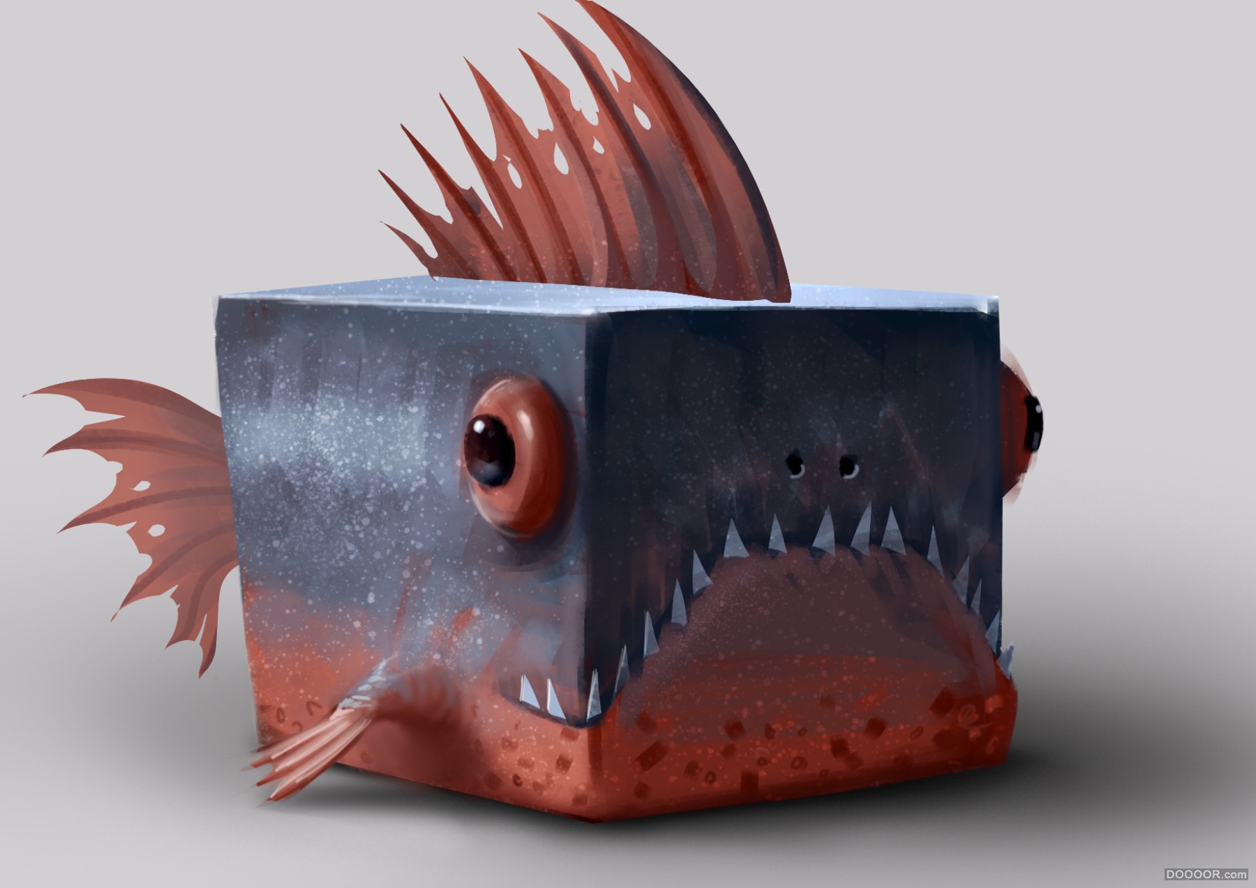 CUBE可爱的立方体小动物插画-新喀里多尼亚Romain Flamand [8P] (4).jpg