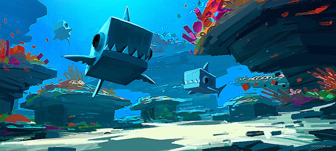 CUBE可爱的立方体小动物插画-新喀里多尼亚Romain Flamand [8P] (8).jpg