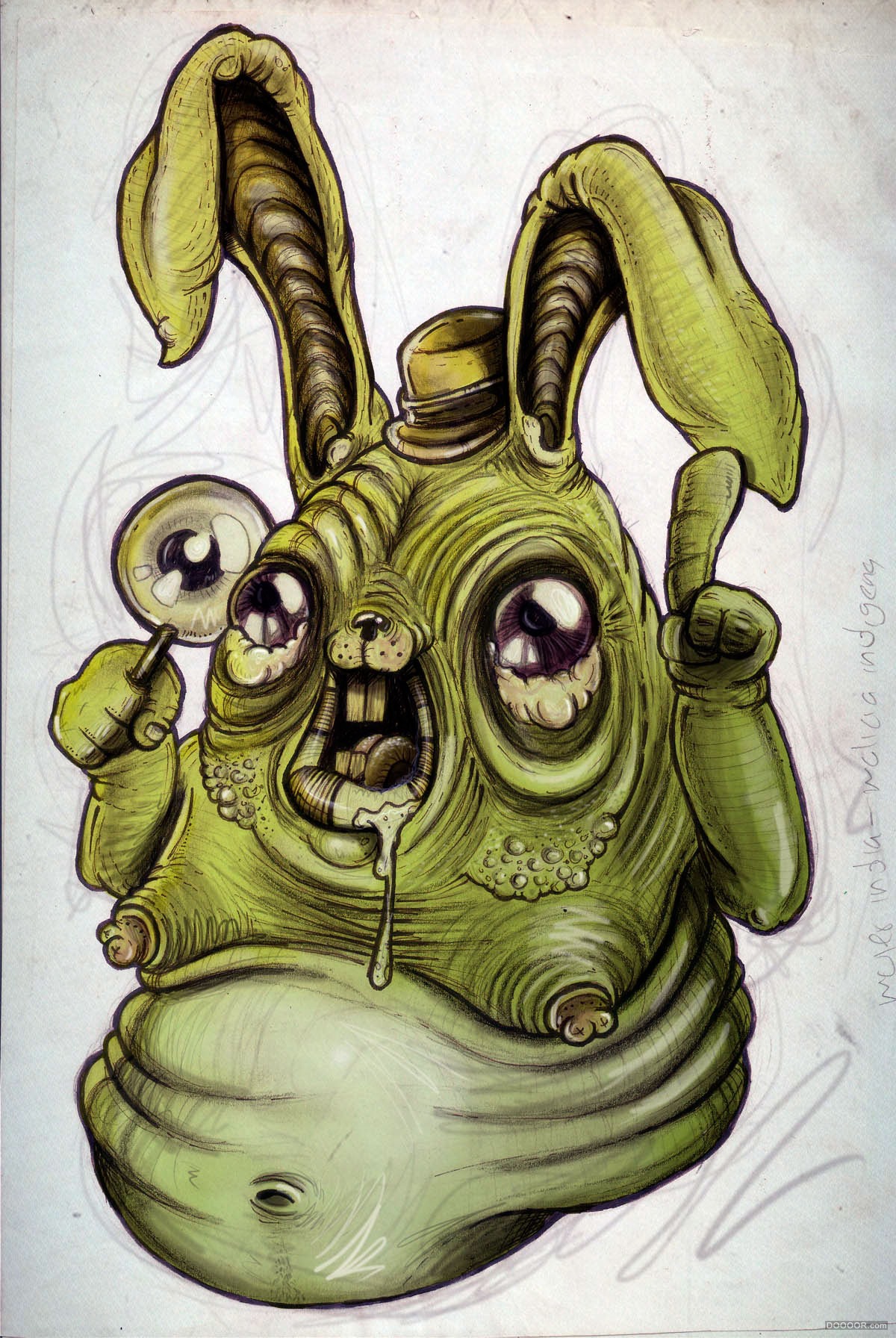 哥伦比亚Guacala illustration Studio怪物感T恤风格插画作品 [48P] (9).jpg