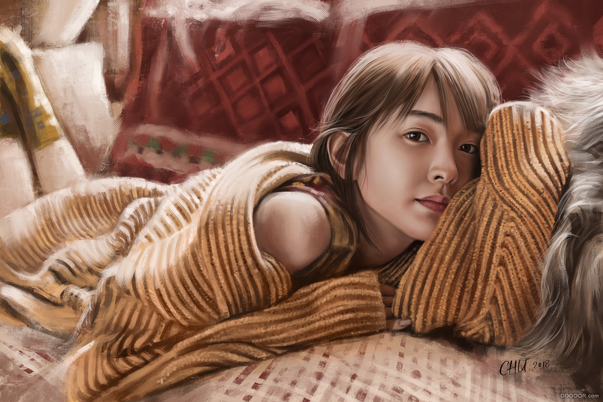 香港Vincent Chu唯美系小清新美少女插画作品 [65P] 51.jpg
