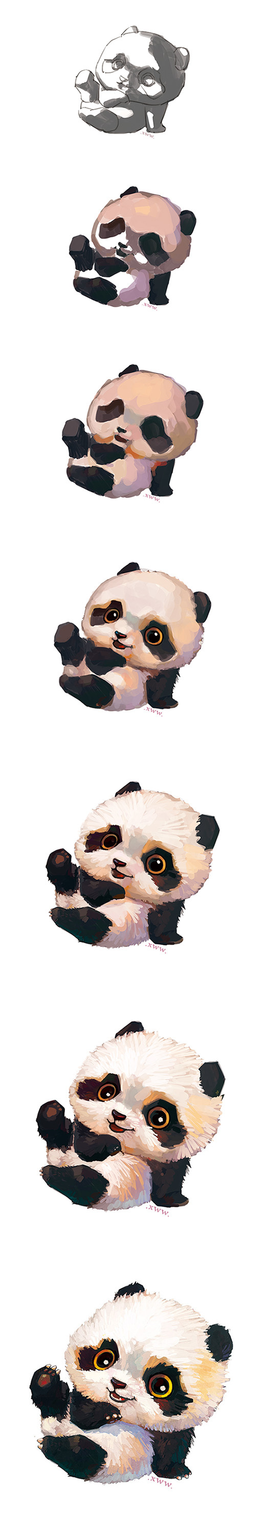 【萌宠by雪娃娃】——熊猫&amp;竹-成都-雪娃娃童画-11.jpg