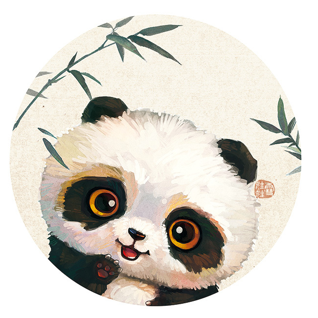 【萌宠by雪娃娃】——熊猫&amp;竹-成都-雪娃娃童画-21.jpg