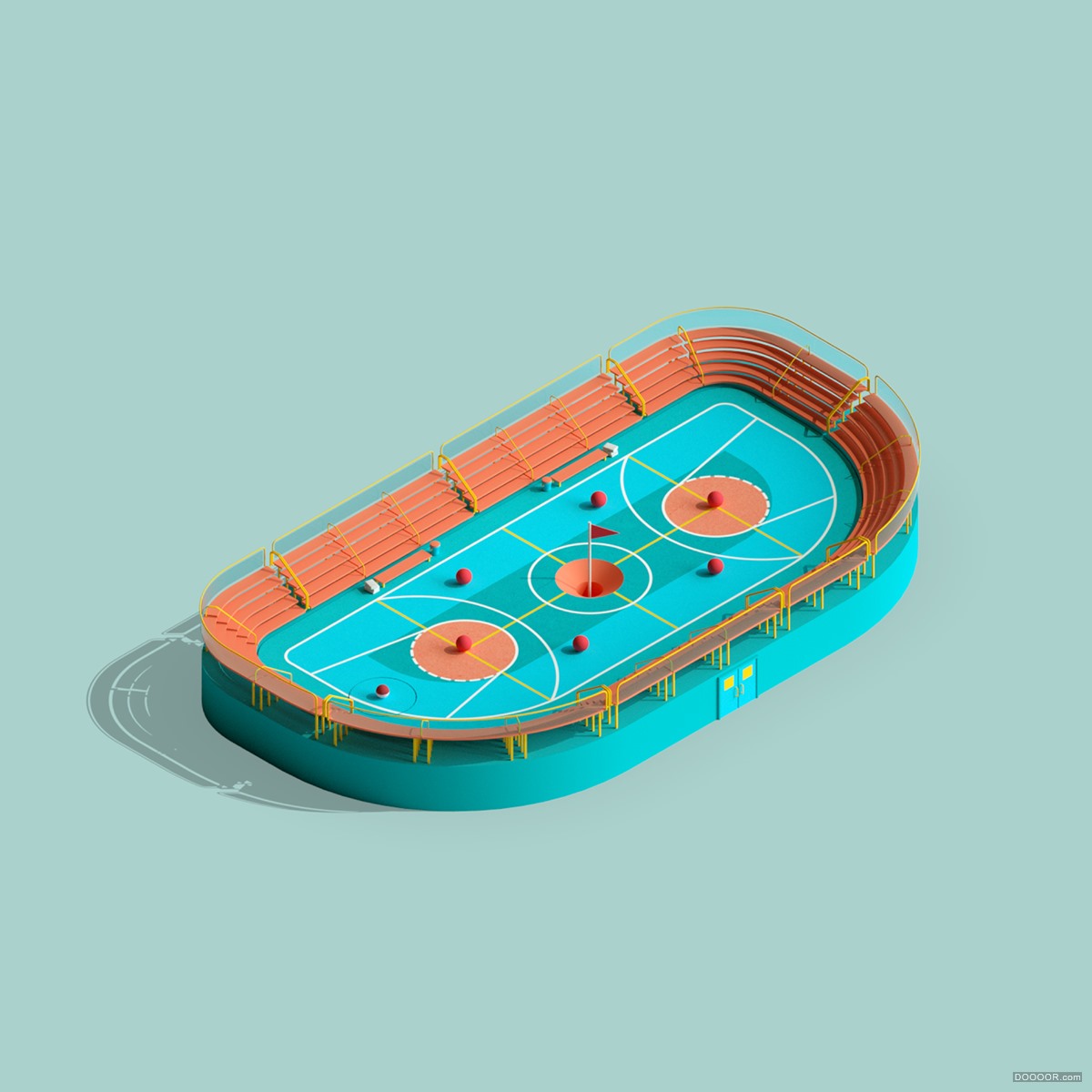 ALPHAPUTT-IOS GAME英文字母3D场景艺术字设计-英国Jonathan Lindgren [26P] (4).jpg.jpg