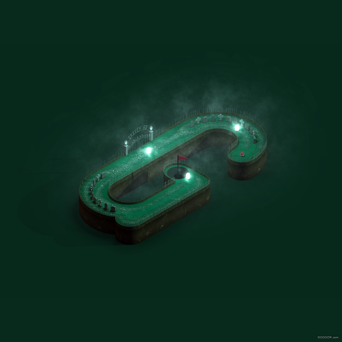 ALPHAPUTT-IOS GAME英文字母3D场景艺术字设计-英国Jonathan Lindgren [26P] (7).jpg.jpg