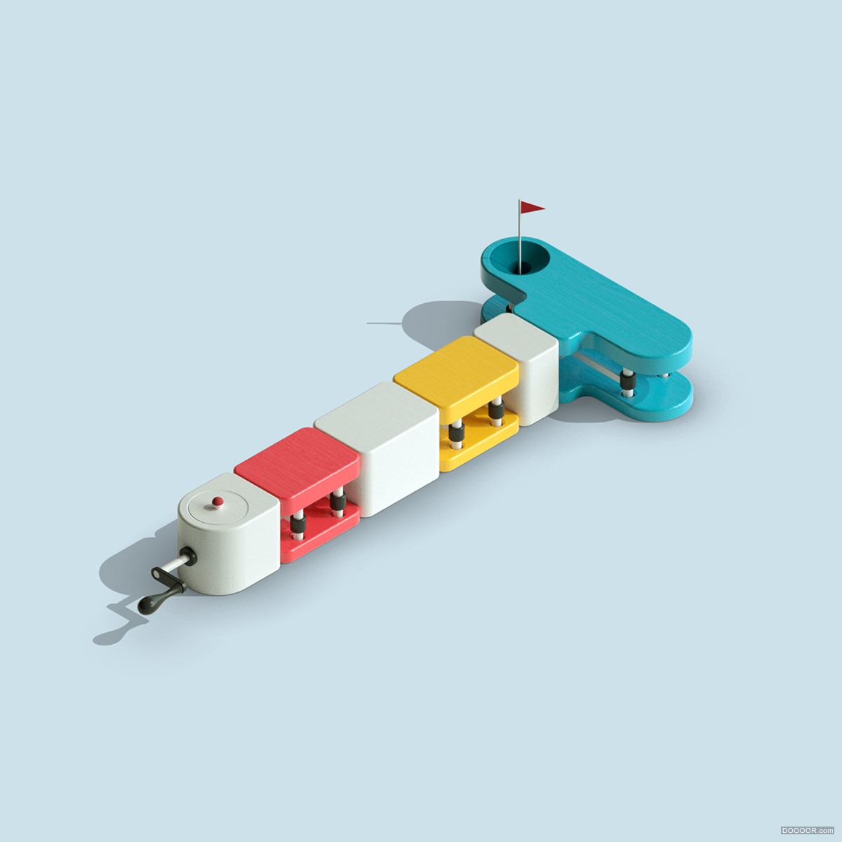 ALPHAPUTT-IOS GAME英文字母3D场景艺术字设计-英国Jonathan Lindgren [26P] (19).jpg.jpg