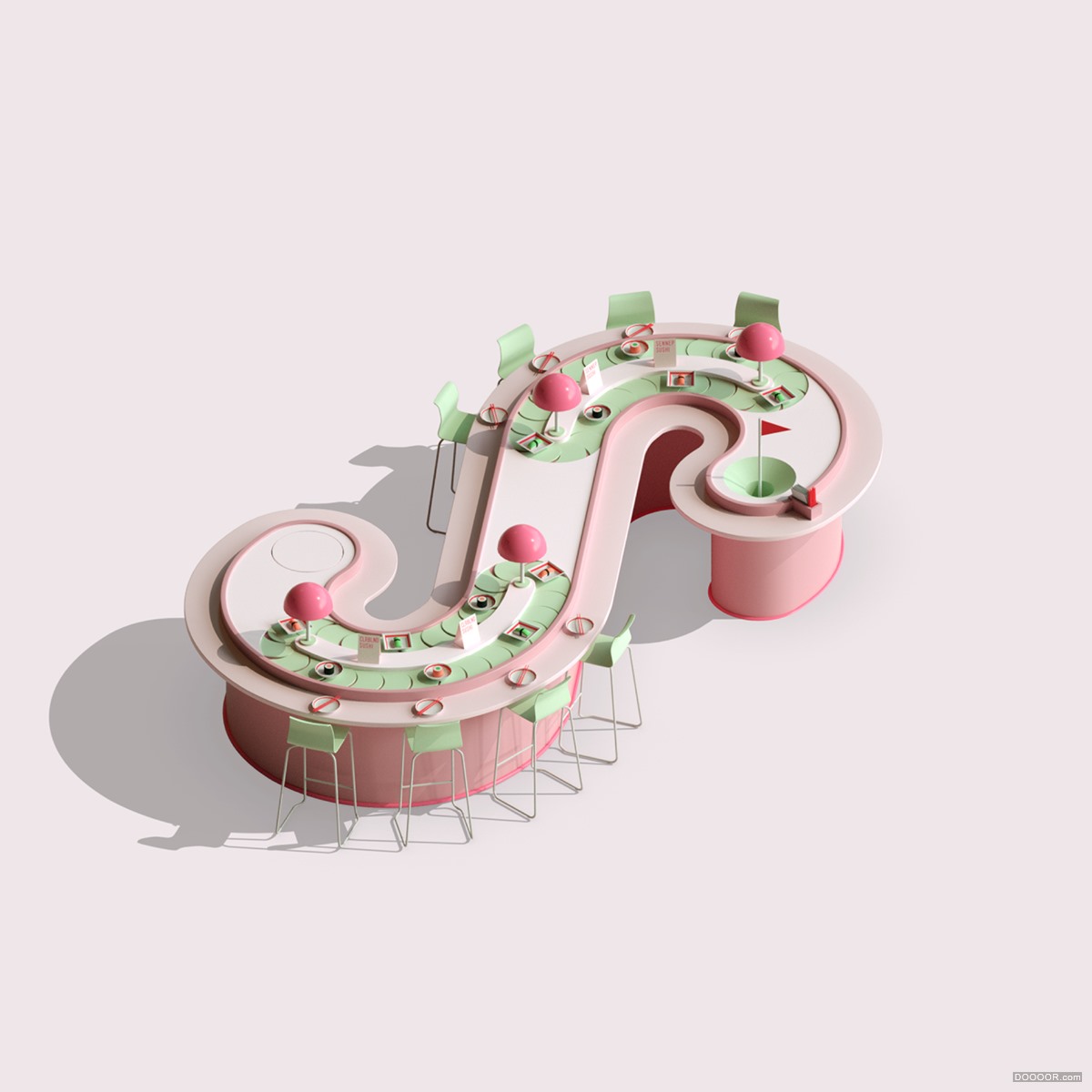 ALPHAPUTT-IOS GAME英文字母3D场景艺术字设计-英国Jonathan Lindgren [26P] (20).jpg.jpg