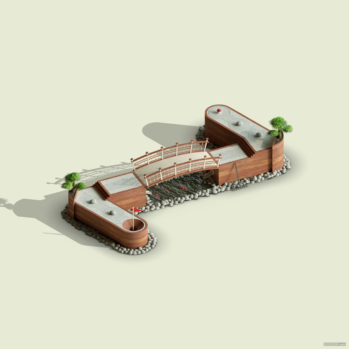 ALPHAPUTT-IOS GAME英文字母3D场景艺术字设计-英国Jonathan Lindgren [26P] (26).jpg.jpg