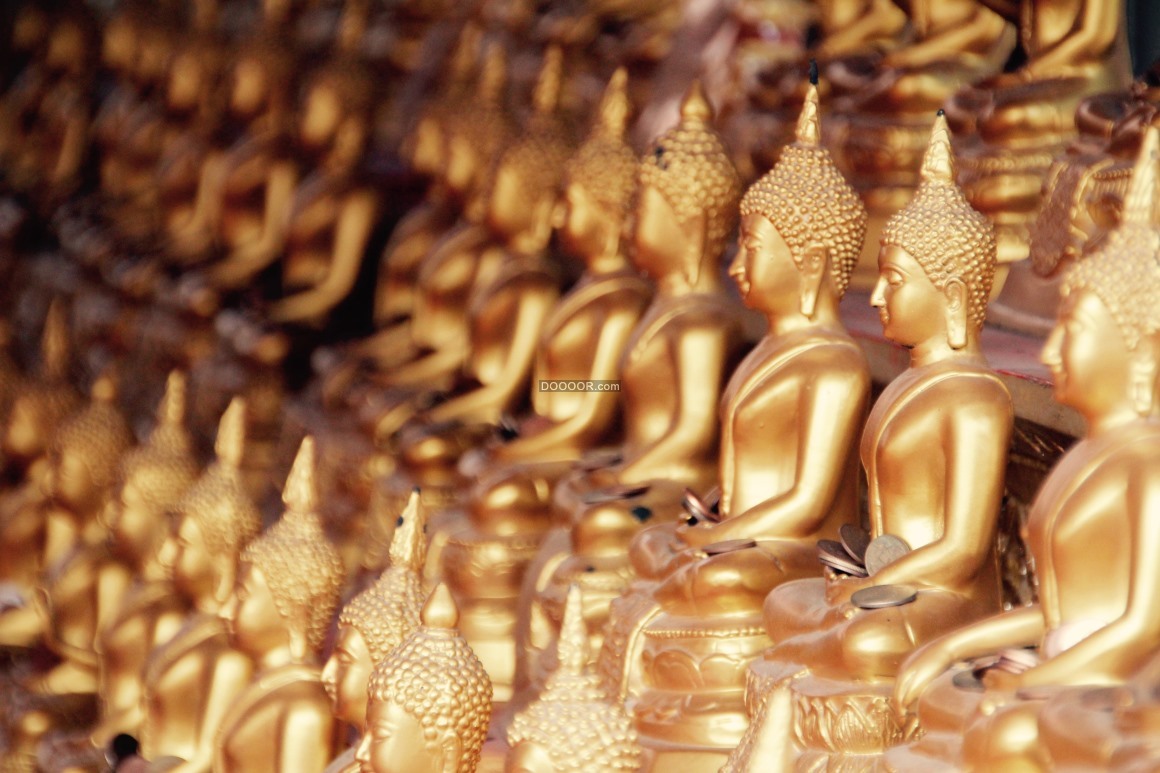 泰国寺庙佛像群高清图片下载-正版图片500921031-摄图网