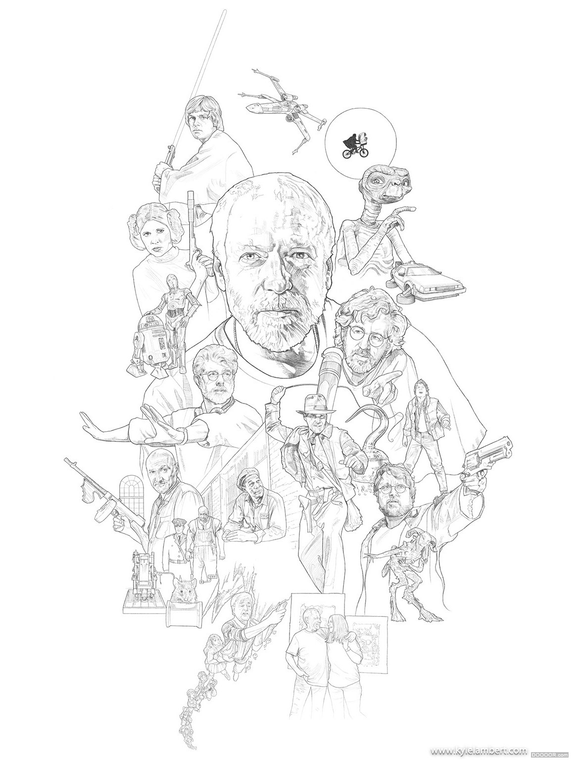 美国Kyle Lambert电影海报插画作品 [54P] (17).jpg