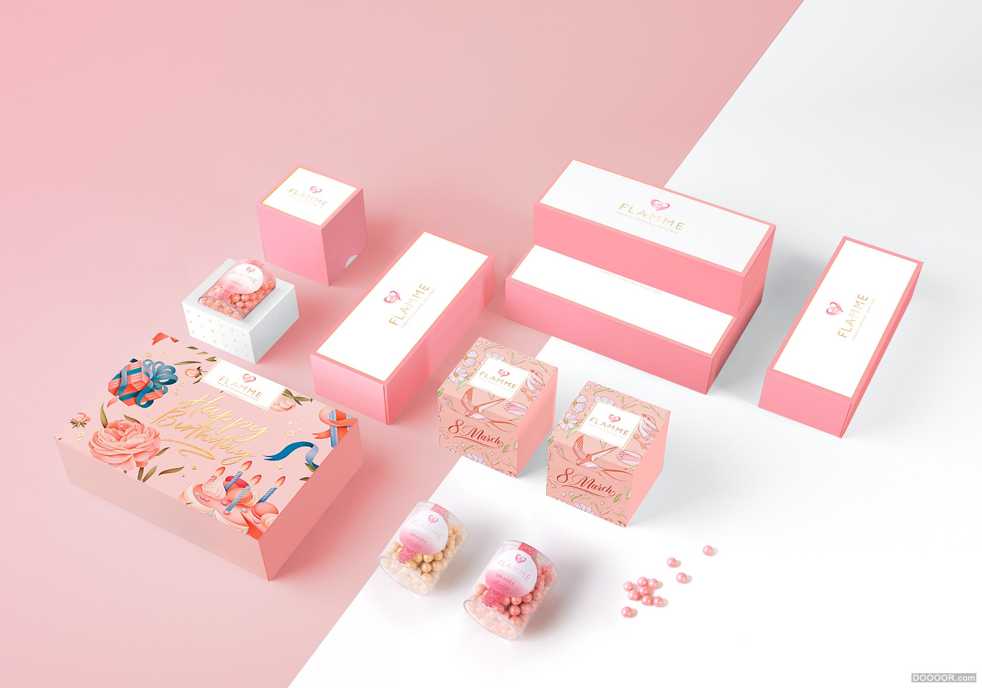 FLAMME火焰糖果鸡尾酒店插画风格品牌包装设计-俄罗斯Alice Macarova [19P] (5).jpg.jpg