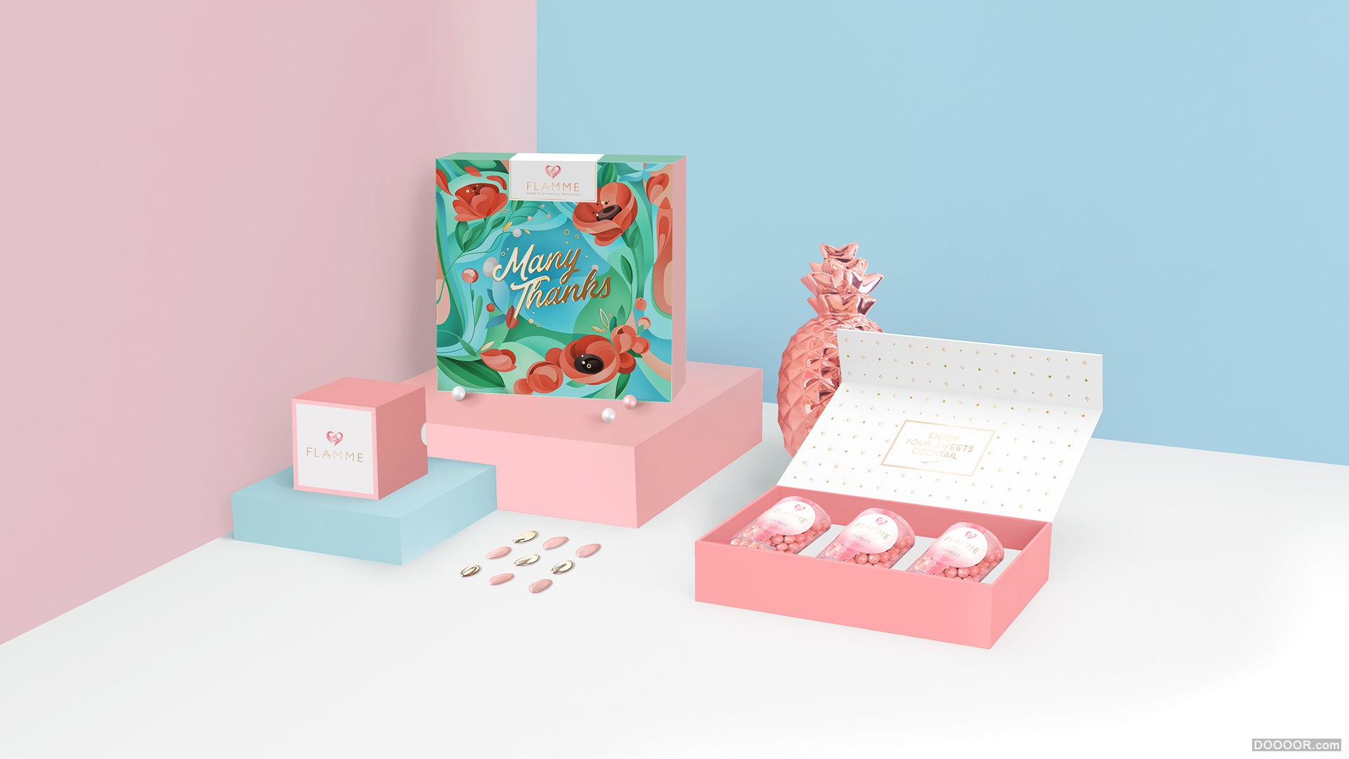 FLAMME火焰糖果鸡尾酒店插画风格品牌包装设计-俄罗斯Alice Macarova [19P] (18).jpg.jpg