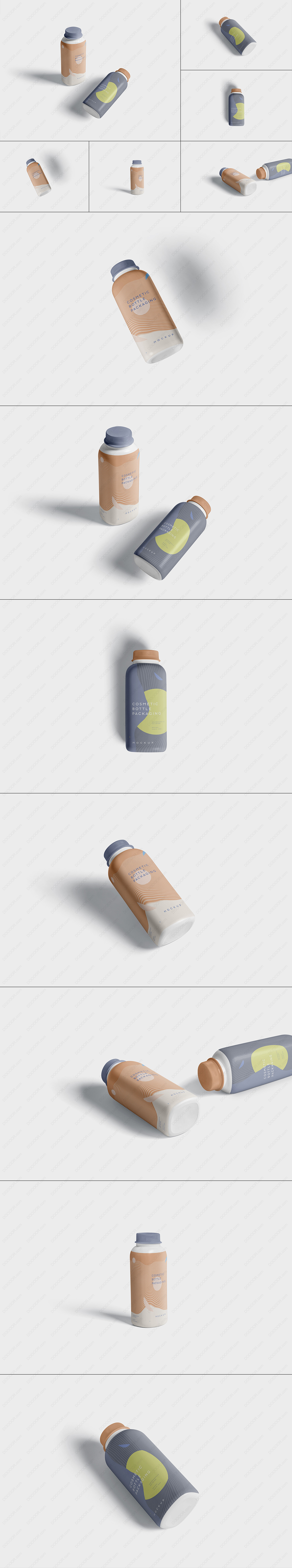 7视角美容用品瓶包装样机PSD模板素材.jpg