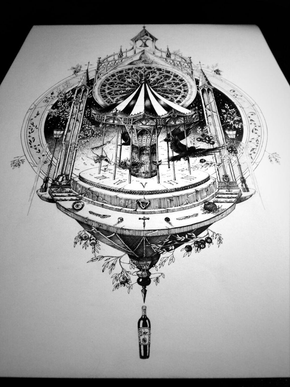 俄罗斯Neimen Jaidde分毫毕现纹身意思墨水针管插画 [85P] 44.jpg