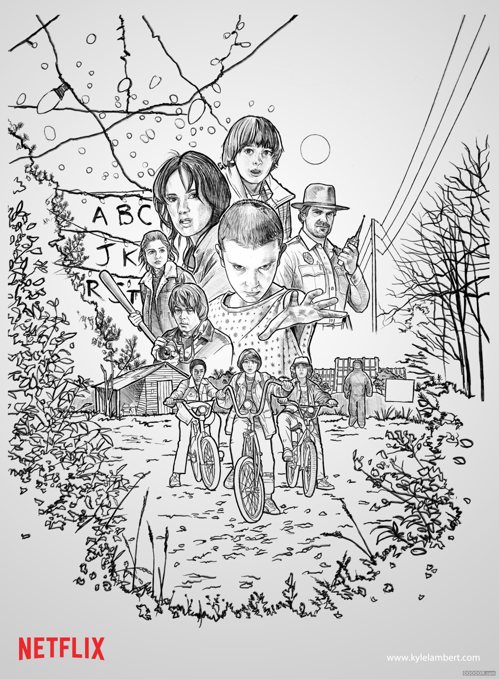 美国Kyle Lambert电影海报插画作品 [54P] (47).jpg