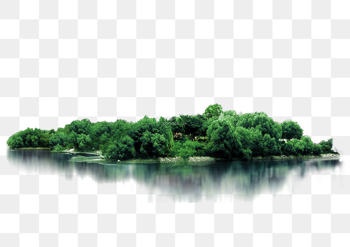 00074_水面平静透明倒映着绿色的森林.jpg