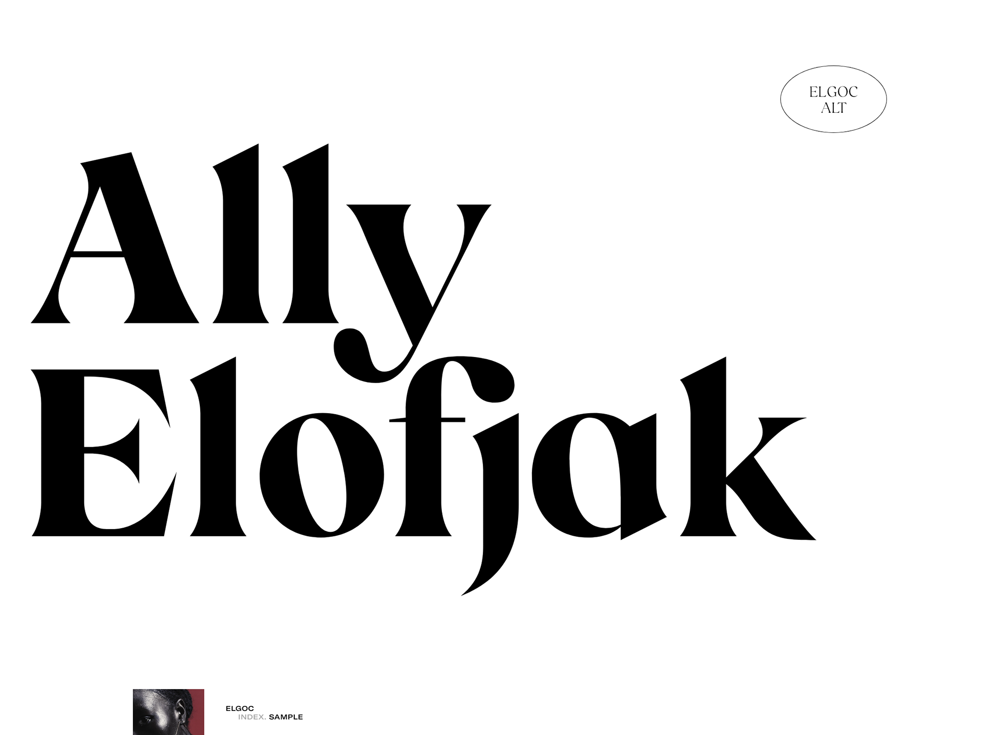 Elgoc Std  Alt - Free Typeface ELGOC标准和可选字体-03.png