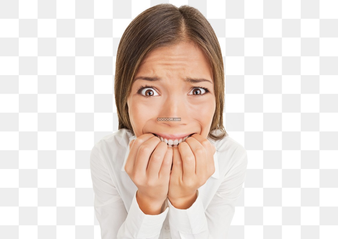 00204_高清拍摄一位焦距的女士的面目表情透明PNG图片.jpg