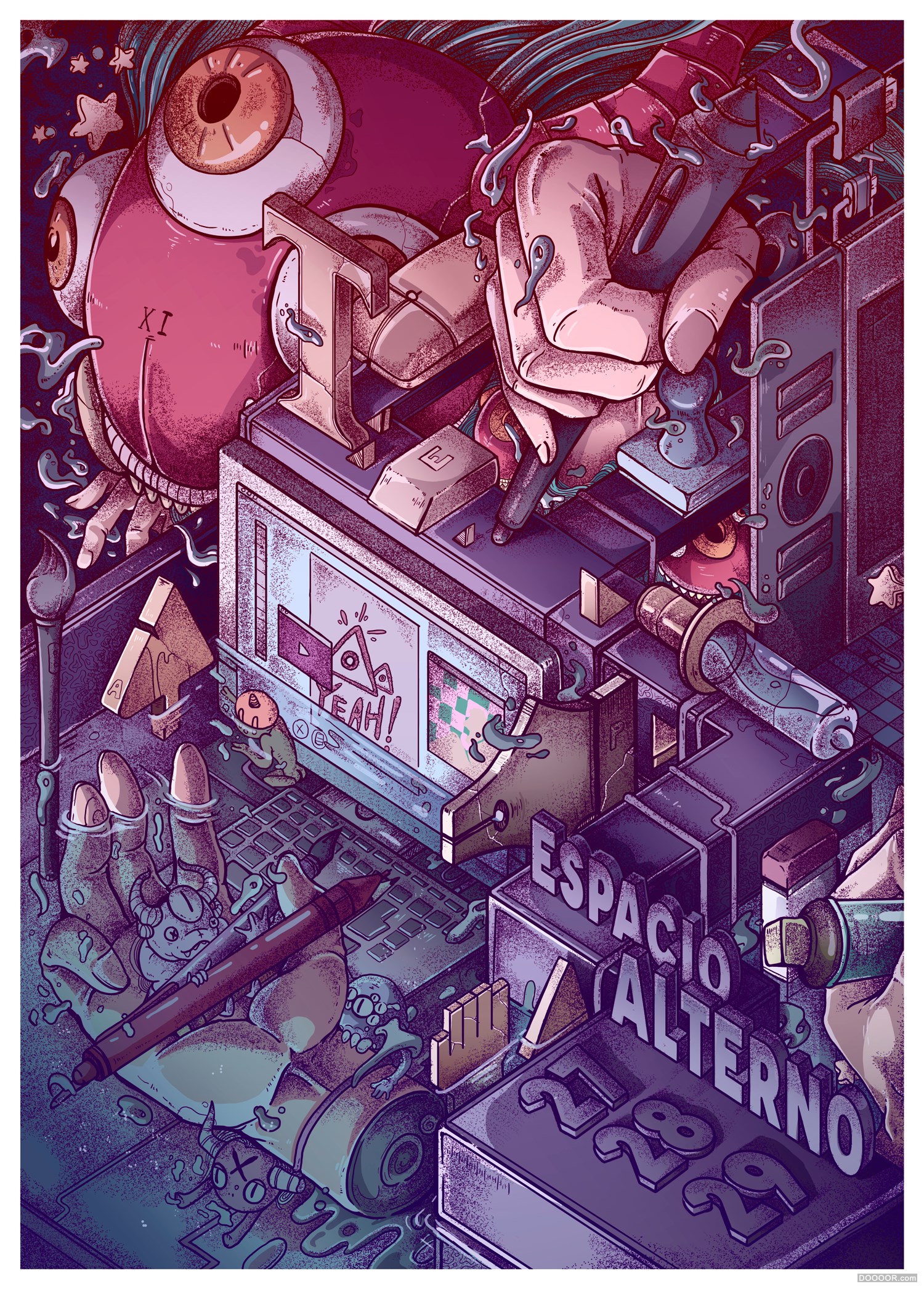 秘鲁MUTE  Nathaniel Rueda插画作品欣赏 [49P] 10.jpg