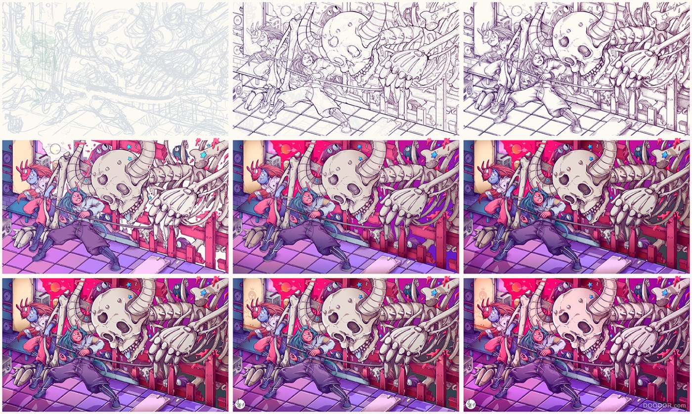 秘鲁MUTE  Nathaniel Rueda插画作品欣赏 [49P] 12.jpg