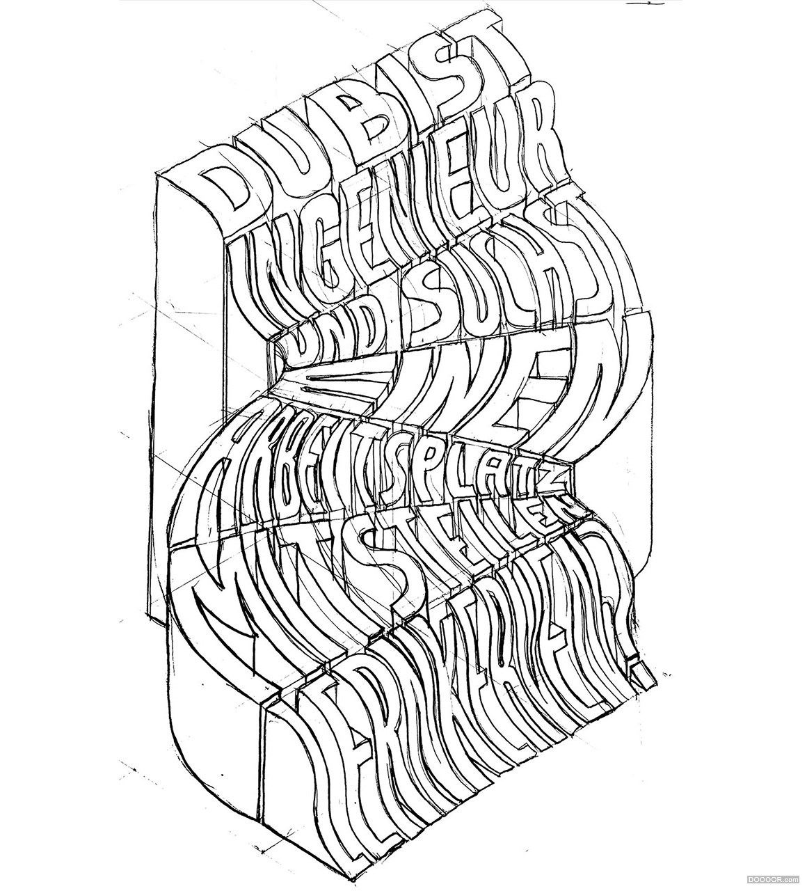 英国Made Up立体空间彩色层次感艺术字设计作品 [109P]  - 100.jpg