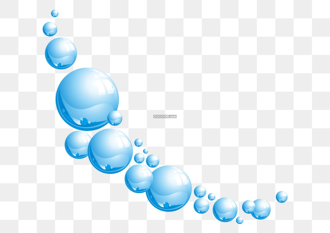 00532_蓝色的水珠大小不一晶莹剔透免抠PNG素材.jpg