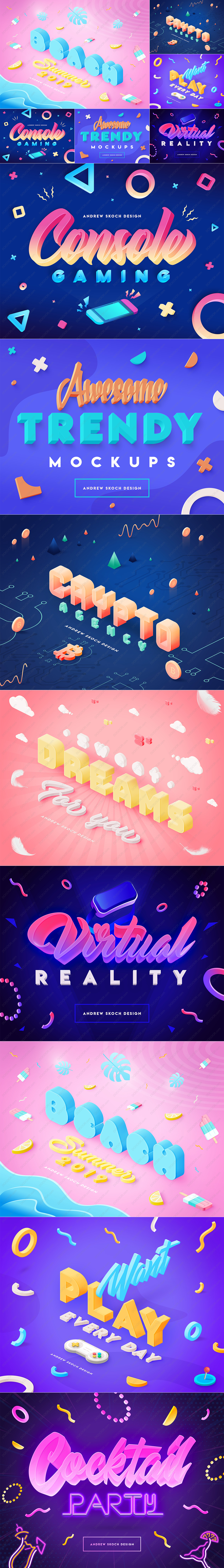 8款活力流行色3D特效字ASL样式&amp;PSD素材.jpg
