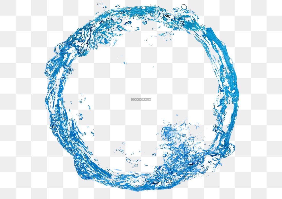 01224_蓝色透明的水流形成一个圆环免抠PNG素材.jpg