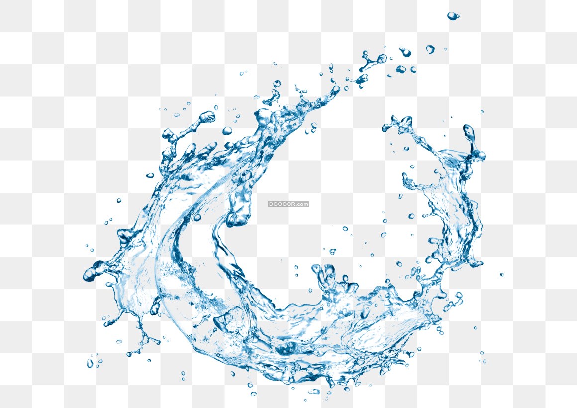 01419_淡蓝色透明的水流弥漫在整个空间高清PNG素材.jpg