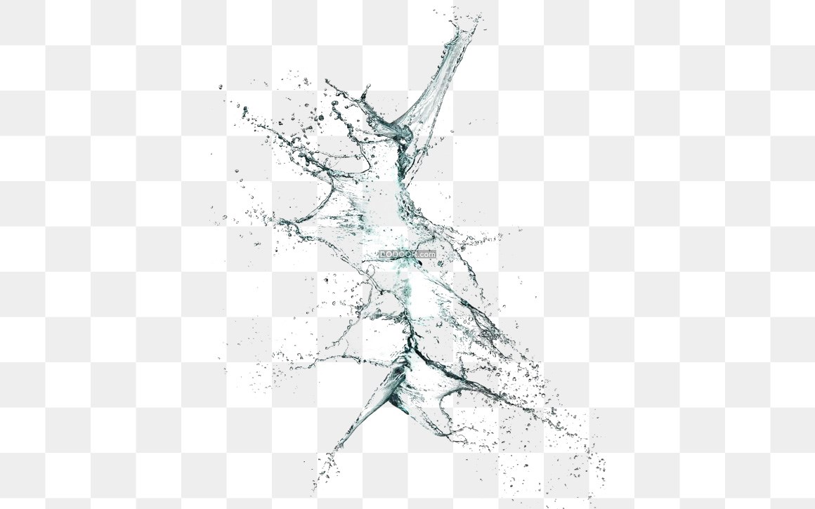 01421_浅绿色透明的水泼溅在整个空间免抠PNG素材.jpg