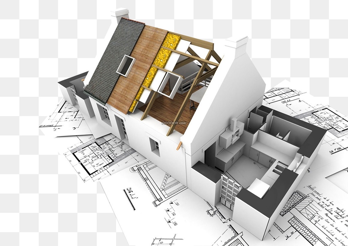 一张设计草纸形成的空间立体建筑模型透明png素材 免抠png素材 手机版 Powered By Discuz