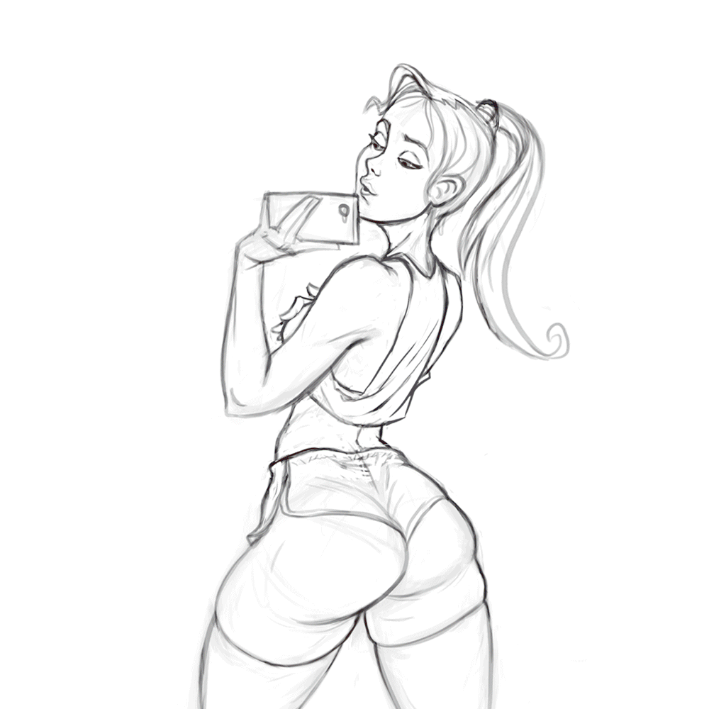 俄罗斯Andrey Chumak 2D游戏插画艺术家美女手绘作品 [13P] 7.gif