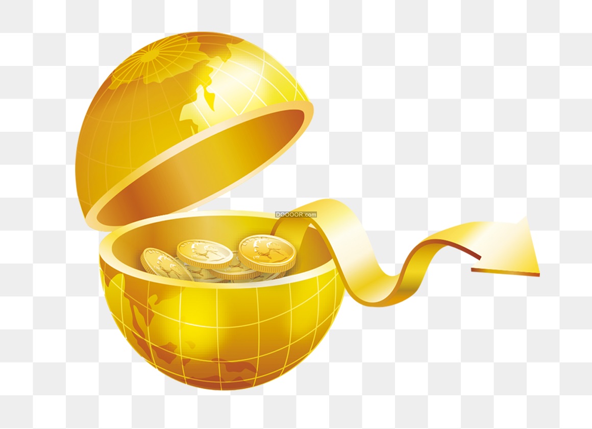 02592_一个金色的空心地球仪里面装着金币高清PNG素材.jpg