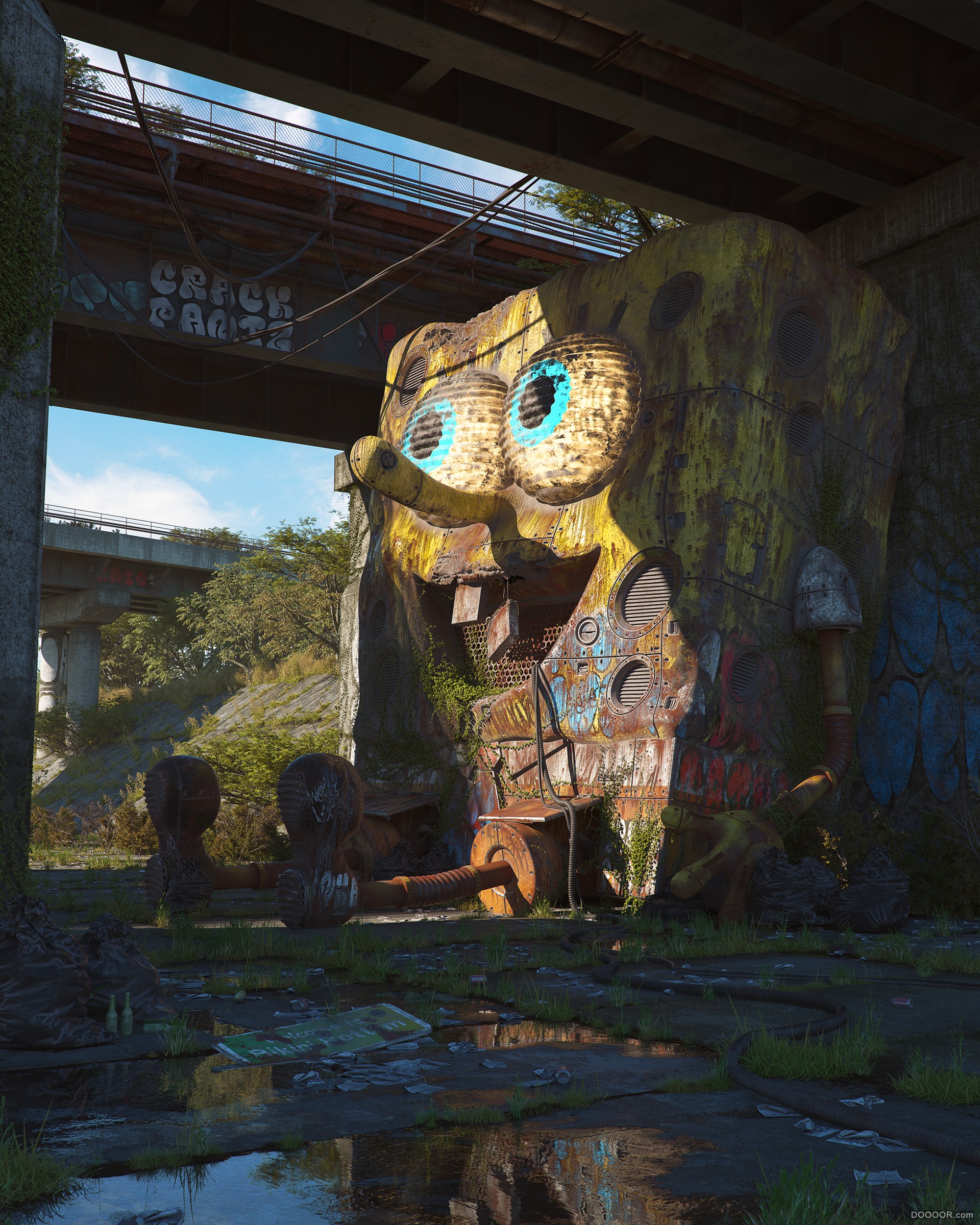 反乌托邦流行文化卡通废墟-捷克共和国Filip Hodas [17P] (7).jpg