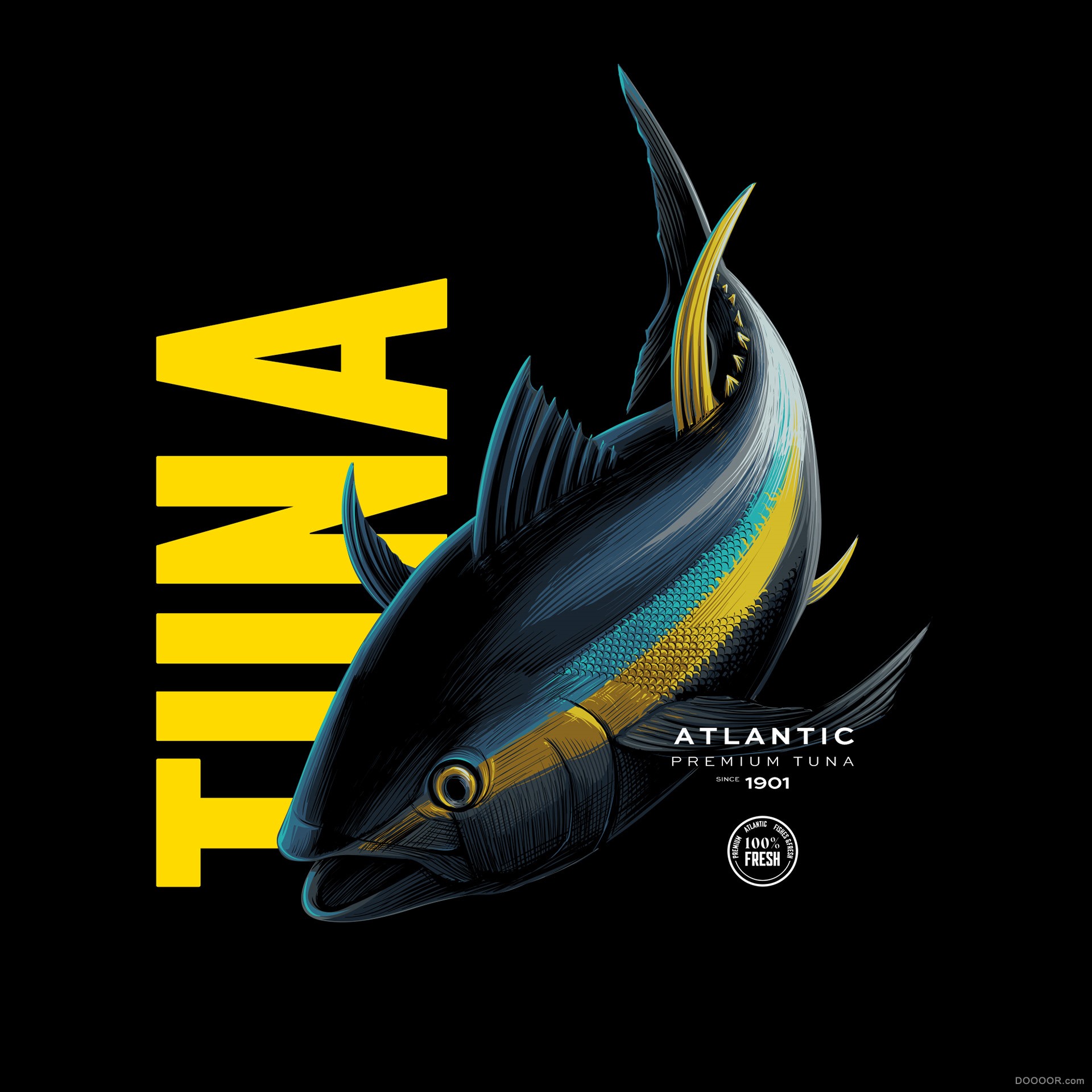 ATLANTIC大西洋之鱼手绘风格食品包装设计-以色列Fuzion ® [18P] 4.jpg