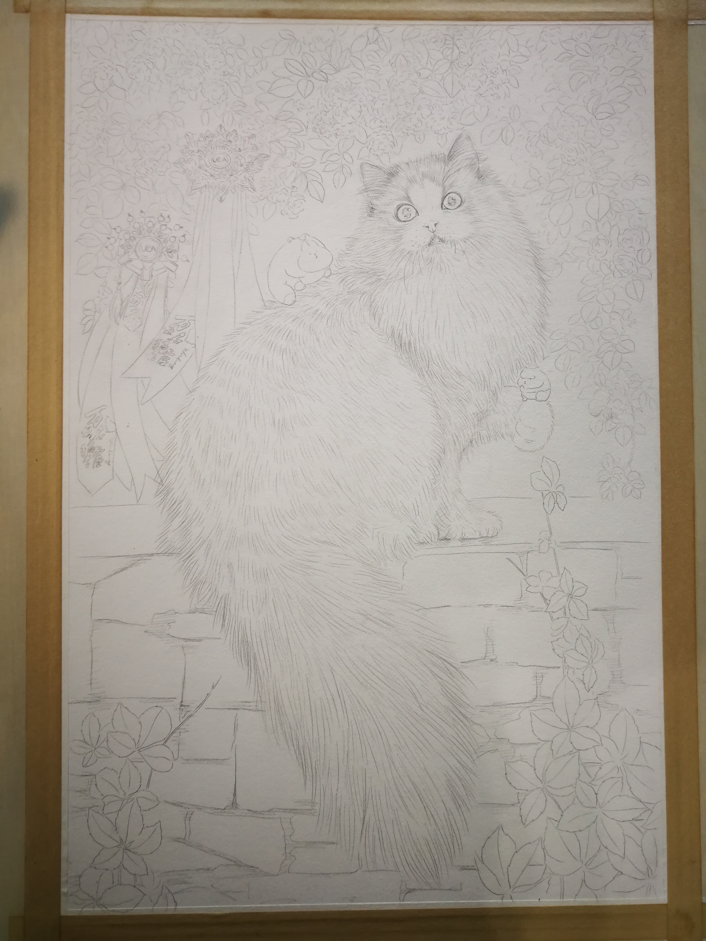 《八仙九猫》水彩插画系列  (2).jpg