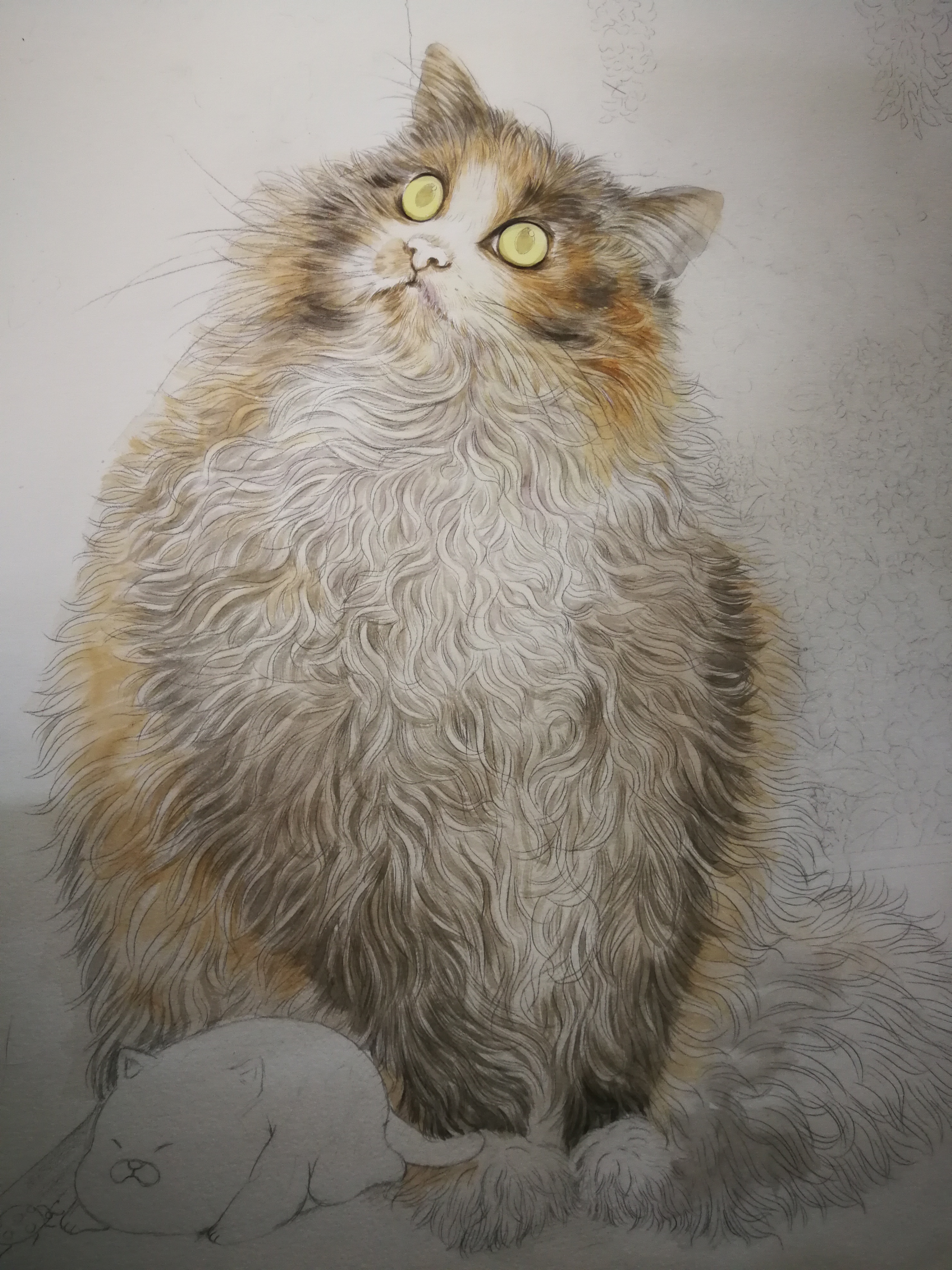 《八仙九猫》水彩插画系列  (6).jpg