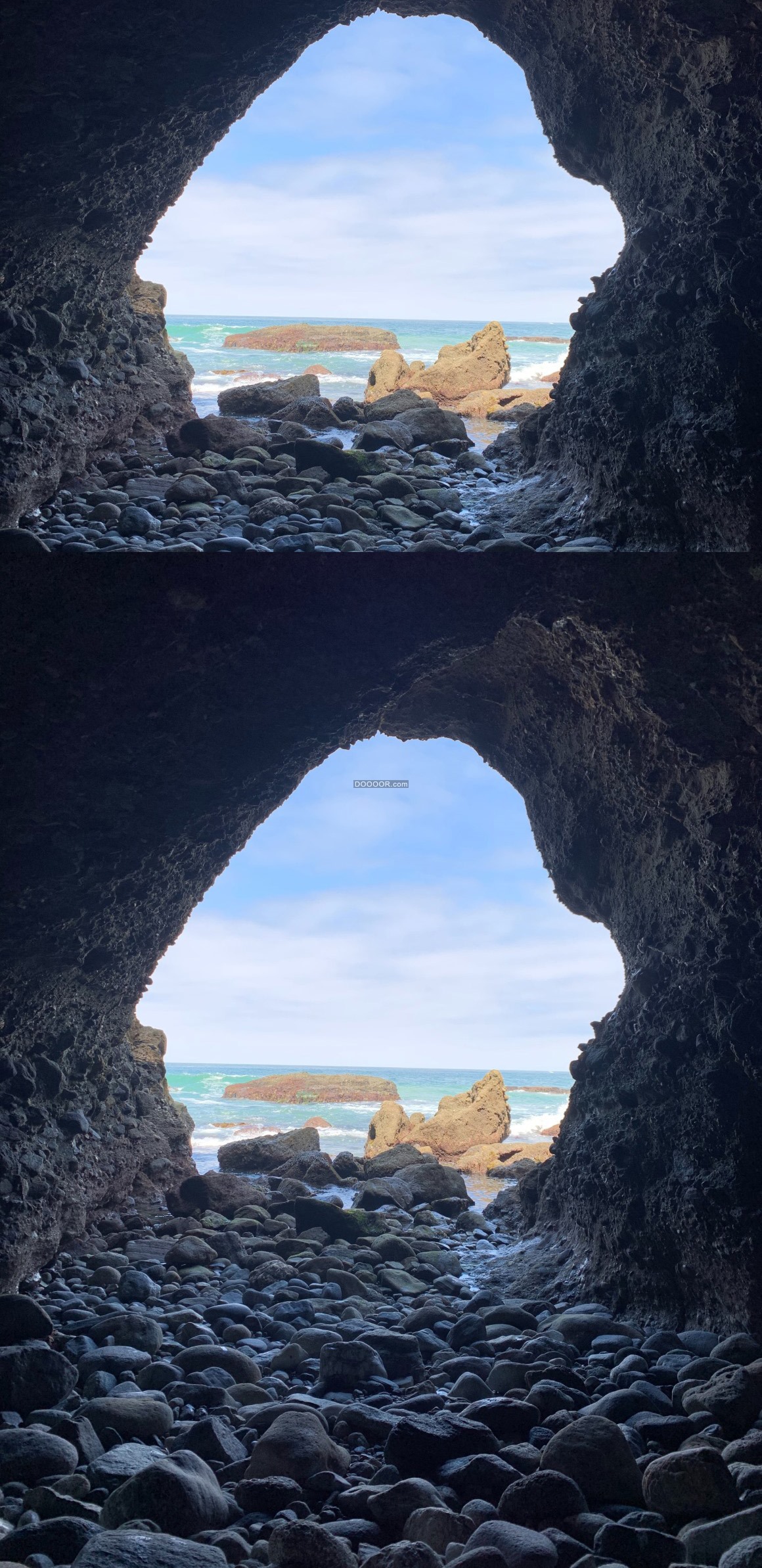 06139_海边山洞光线昏暗远处海水湛蓝天空晴朗.jpg