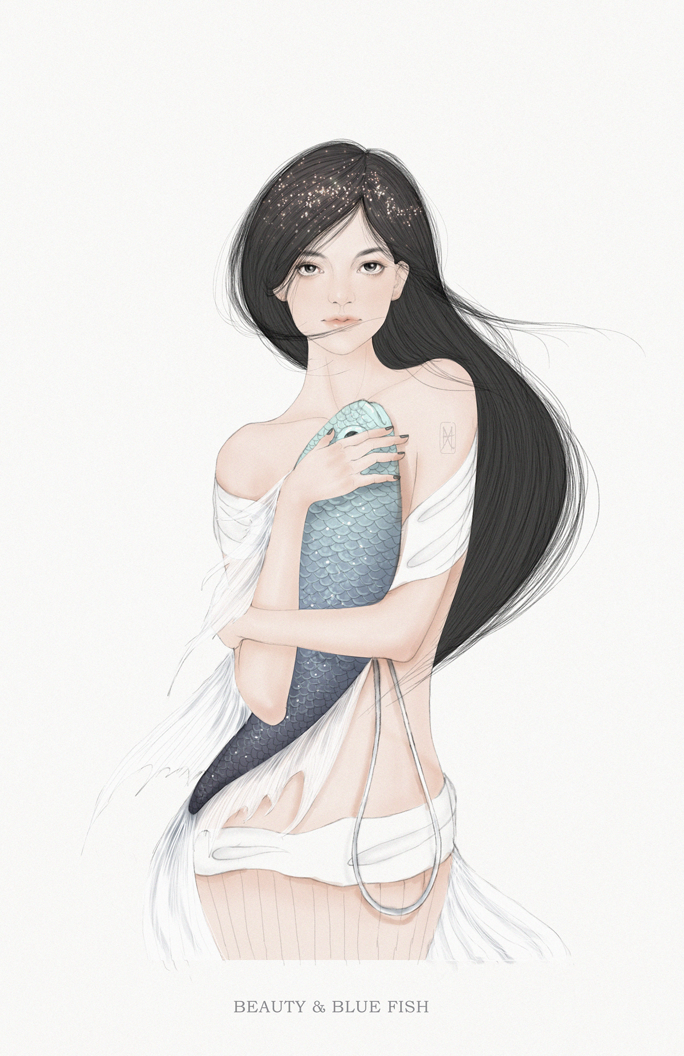 美女素描插画欣赏 (1).jpg