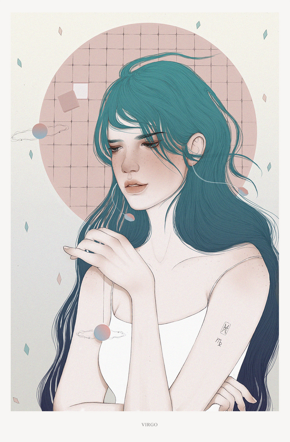 美女素描插画欣赏 (13).jpg
