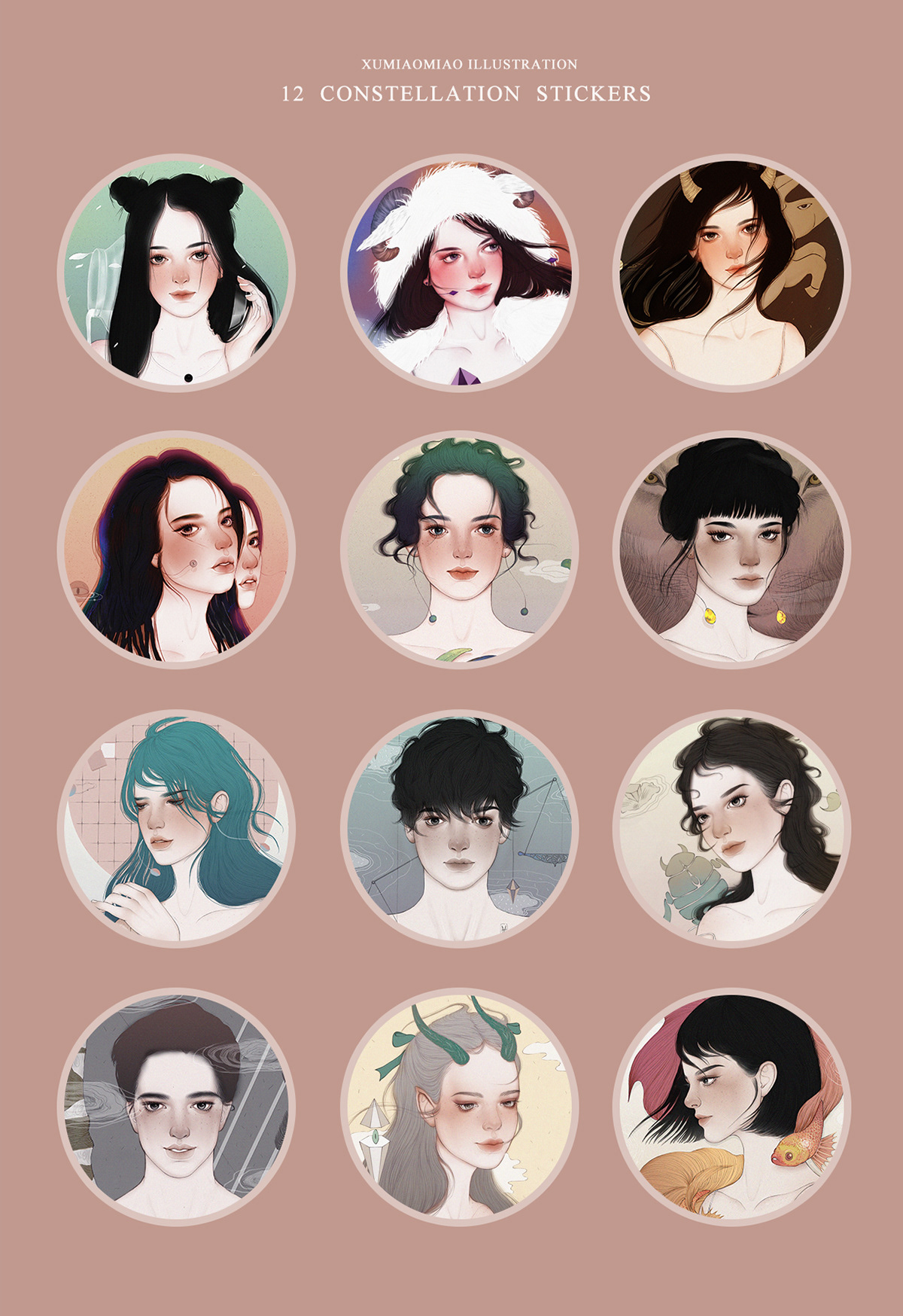美女素描插画欣赏 (19).jpg