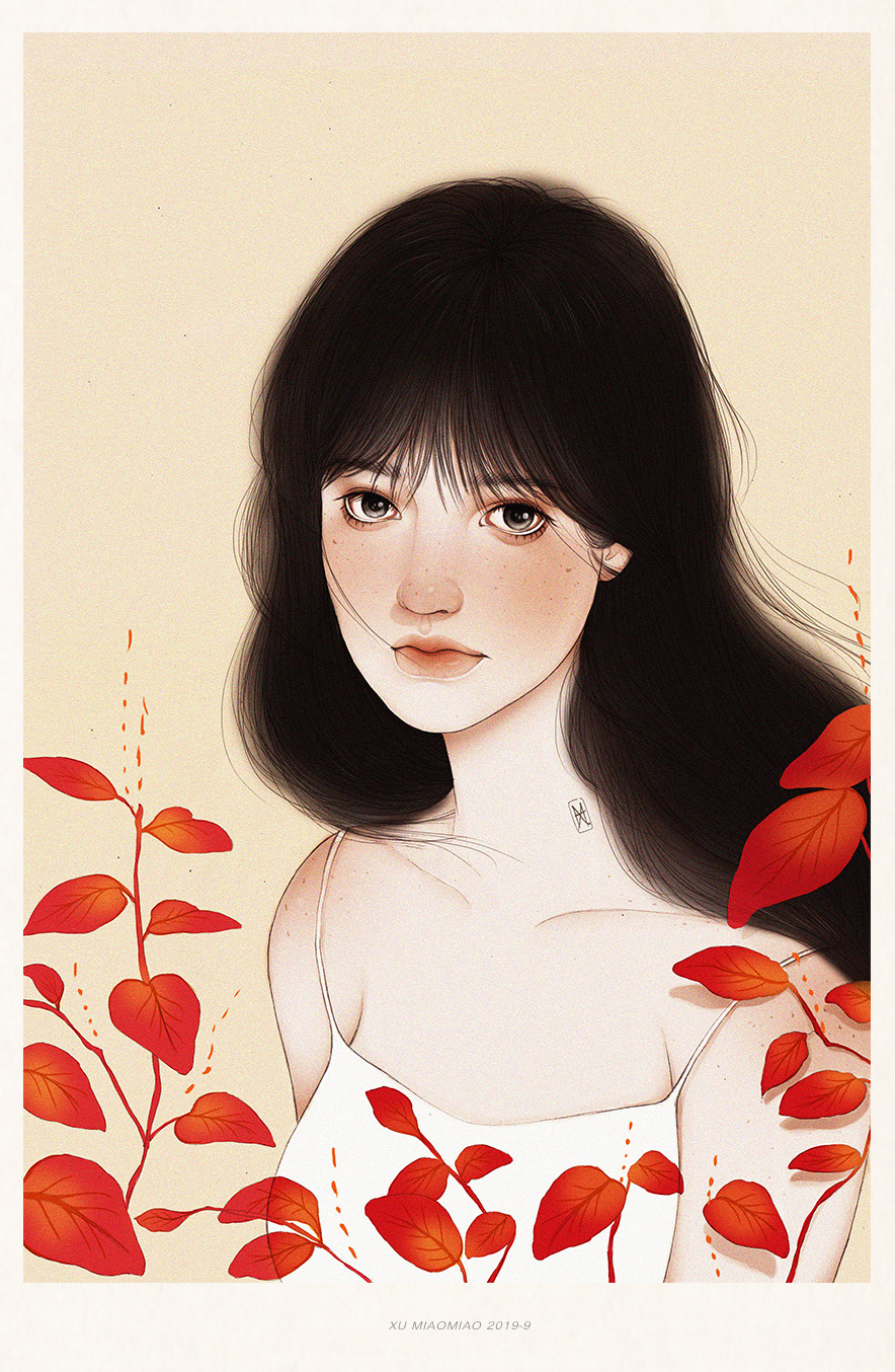 美女素描插画欣赏 (23).jpg